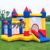 Costway Inflatable Bounce House Castle Kids Jumper Slide Moonwalk Bouncer without Blower   